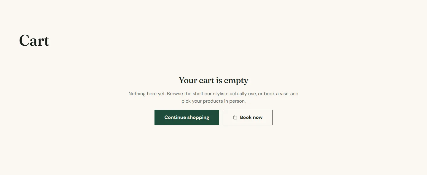 The cart page with line items, the order note, the summary and the accelerated checkout buttons.
